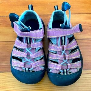 Keen Kids Pink and Teal Water Shoes